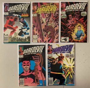 Daredevil 1st series comics lot #185-269 37 diff avg 6.0 (1982-89)