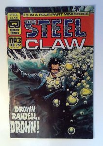 The Steel Claw #3 Quality Comics (1987) VG- 1st Print Comic Book