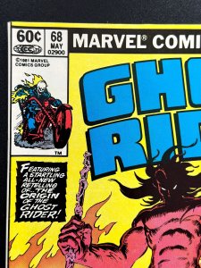 Ghost Rider #68 Newsstand Edition (1982) VF+/NM - Origin Johnny Blaze Key Issue