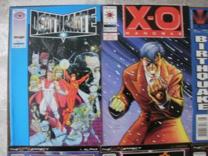 8 VALIANT Comic: DEATHMATE X-O MANOWAR THE VISITOR CHAOS EFFECT SECRET WEAPONS