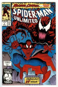 Spider-Man Unlimited #1 1993 Maximum Carnage 1st App.Shriek VENOM 2 Movie MCU NM 