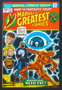 Marvel's Greatest Comics #41 (1973) -FF #54 Evil Eye Story - FN/VF