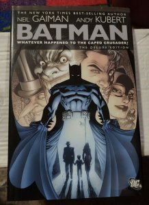 Batman WHAT HAPPENED TO THE CAPED CRUSADER ? HARD COVER DELUXE EDITION