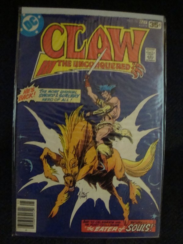 Claw the Unconquered #10 Keith Giffen Art Joe Kubert Cover