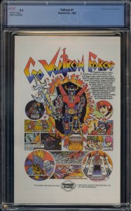 VOLTRON #1 CGC 9.4 MODERN COMICS WHITE PAGES 3008