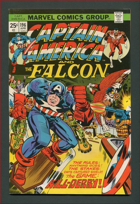 Captain America #196 ( 8.0 VFN /  Jack Kirby / April 1976)