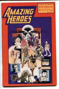 AMAZING HEROES #82 1985 - comics - John Byrne's Superman