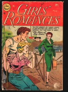 Girls' Romances #21 1953-DC-No Man Of My Own-Love triangle problems-G+