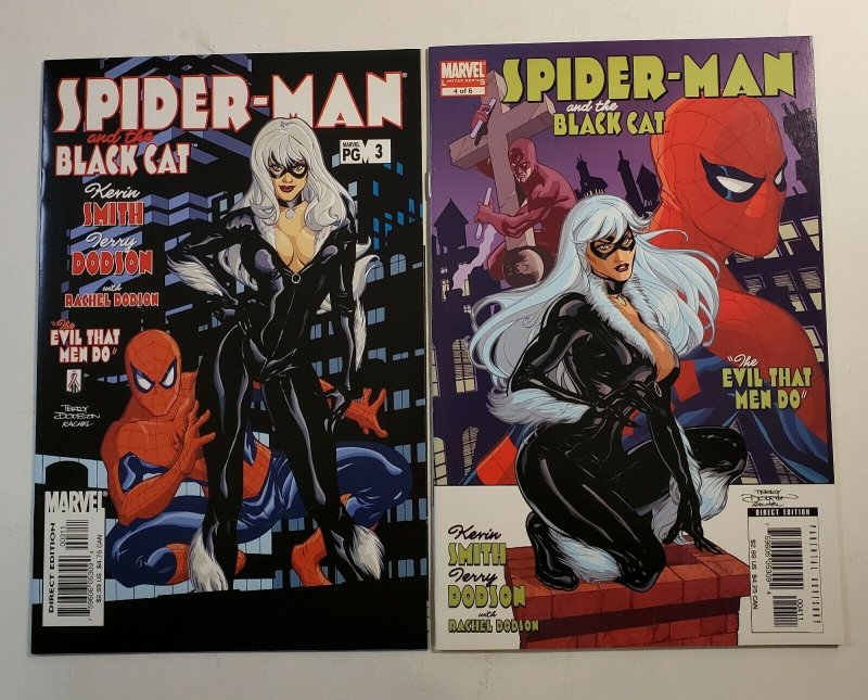 Spider-Man and the Black Cat #1-6 Complete Set VF/NM Marvel Comics 2002