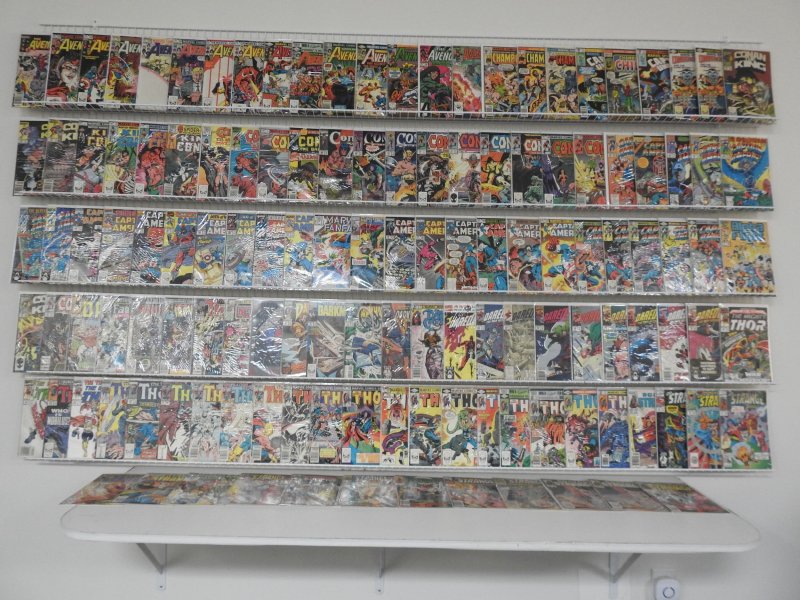 Huge Lot 130+ Comics W/ Captain America, Avengers, Thor, +More! Avg FN Cond!