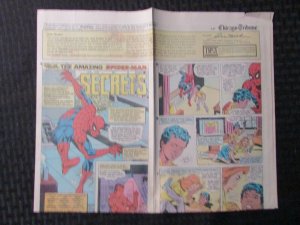 1984 SPIDER-MAN SECRETS Chicago Tribune Newspaper Comic FN+ 6.5 Child Abuse