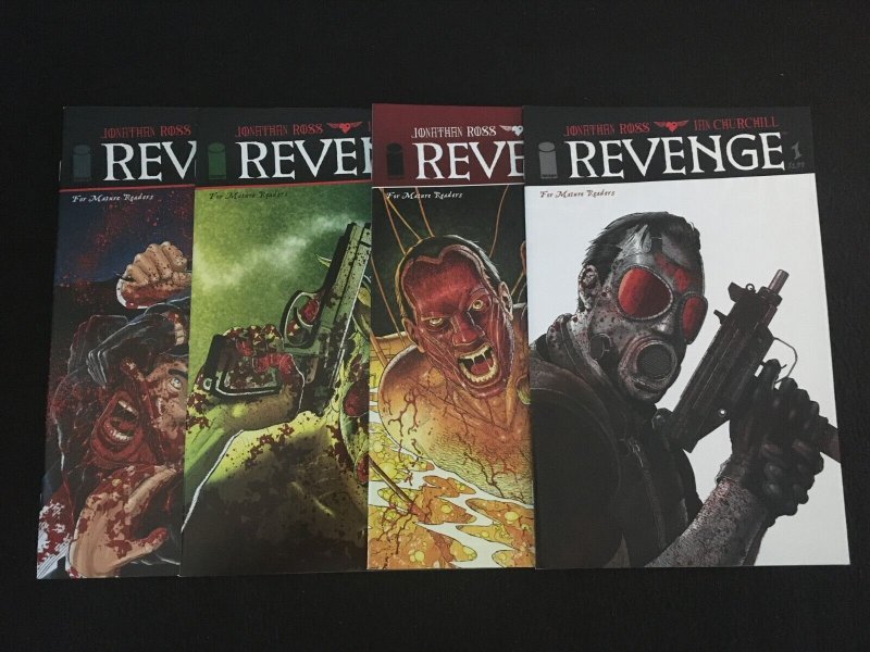 REVENGE #1, 2, 3, 4 VFNM Condition