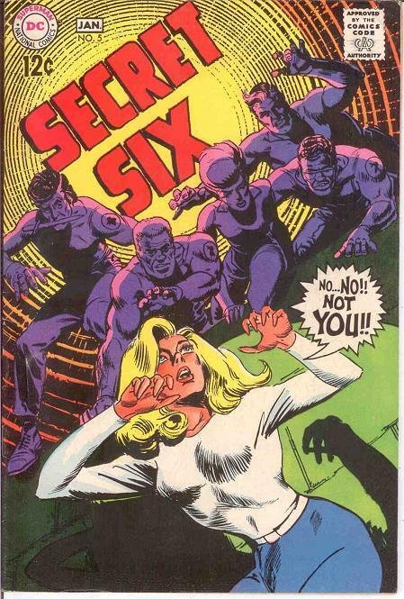 SECRET SIX 5 VF   January 1969 COMICS BOOK