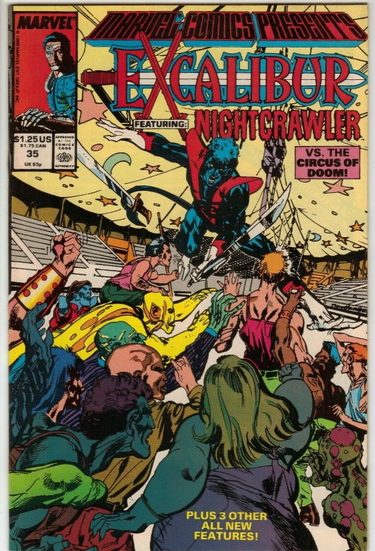 Marvel Comics Presents: Excalibur Featuring Nightcrawler Issue 35!