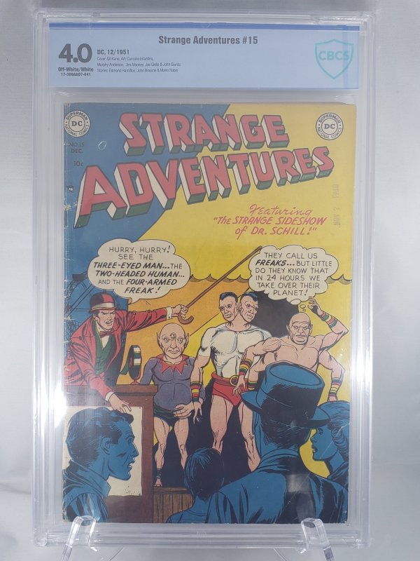 Strange Adventures #15 golden age CBCS 4.0