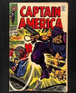 Captain America #108 Jack Kirby Art! Trapster Appearance!