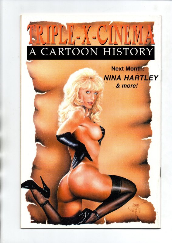 Carnal Comics Triple-X-Cinema #2 - Nina Hartley - Marilyn Chambers - VF/NM