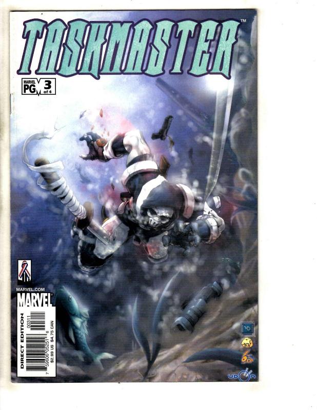 8 Marvel Comics Taskmaster 1 3 (2) 4 Spider-Woman 3 17 Venom 1 Black Cat 1 J308