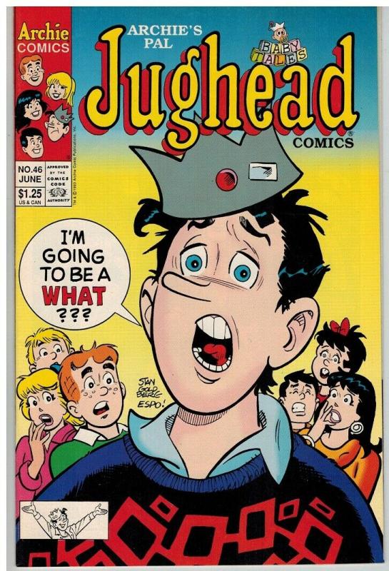 JUGHEAD 46 F-VF June 1993 I am going to be a what?