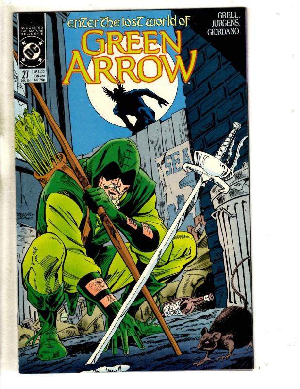 Lot Of 10 Green Arrow DC Comic Books # 21 22 23 24 25 26 27 28 29 30 Batman CR6