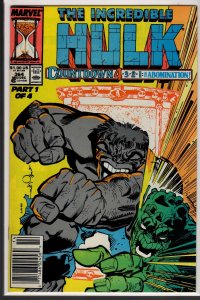 The Incredible Hulk #364 Newsstand Edition (1989) 8.5 VF+
