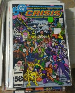 CRISIS ON INFINITE EARTHS # 9 DC COMICS 1985 VILLIAMS UNITED +ANTI MONITOR