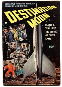 DESTINATION MOON COMIC-comic book 1950-Rocket cover - FAWCETT MOVIE COMICS- vg+