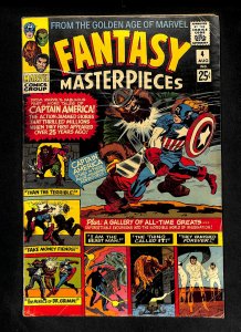 Fantasy Masterpieces #4 Golden Age Captain America!