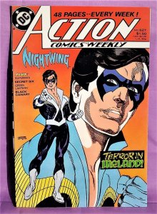 ACTION COMICS Weekly #627 Nightwing and Speedy Black Canary (DC 1988)