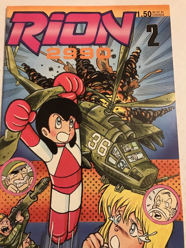 Rion 2990 #2 : Nuclear Age 1986 VF-; early American Manga