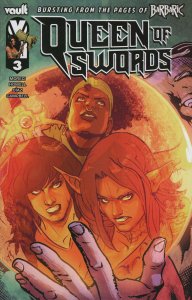 Queen of Swords #3B VF/NM ; Vault | Barbaric Spin-Off