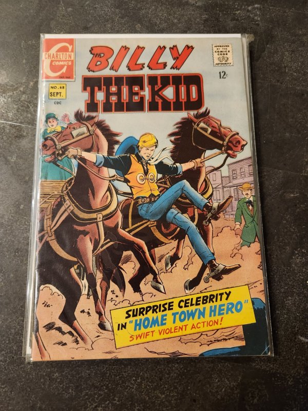 Billy the Kid #68 (1968) WESTERN CLASSIC HIGH GRADE!