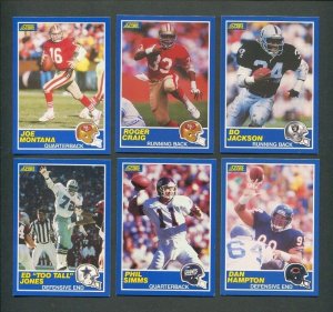 1989 Score Football Set (330) SGC MINT 9 Barry Sanders Rookie + Update Set (110)