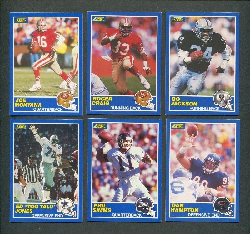1989 Score Football Set (330) SGC MINT 9 Barry Sanders Rookie + Update Set (110)