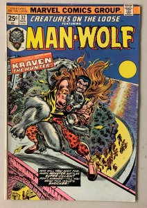 Creatures on the Loose #32 Marvel (6.0 FN) Man-Wolf battles Kraven Hunter (1974)