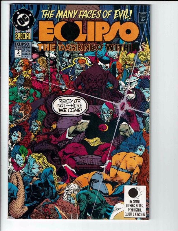 Lot Of 3 Eclipso DC Comic Books # 1 2 (Special) + # 1 Darkness Within J102