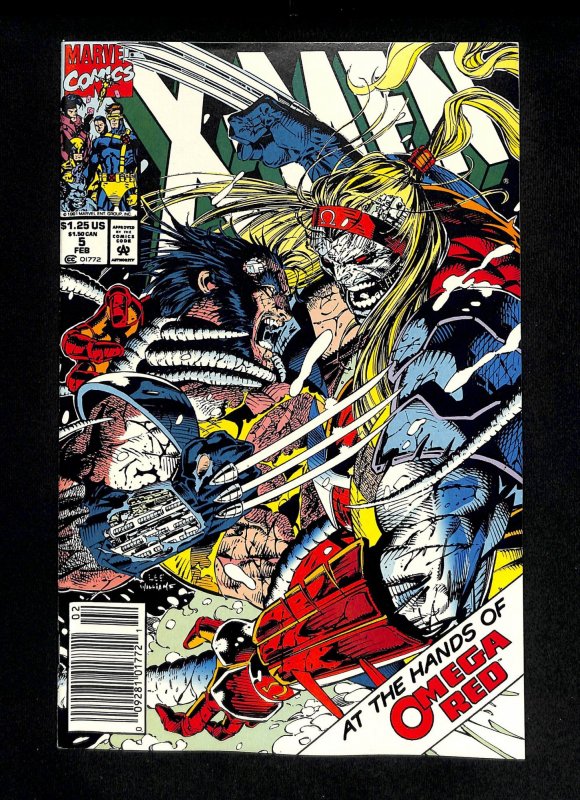 X-Men (1991) #5 2nd Omega Red!  1st Maverick