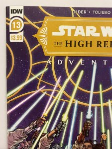 STAR WARS HIGH REPUBLIC ADVENTURES #13 CVR A Tolibao IDW Comics 2022 FINAL ISSUE