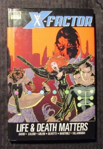 2007 X-FACTOR Life & Death Matters 1st Printing HC/DJ NM/VF- Ariel Olivetti