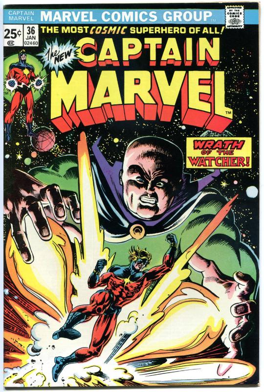 CAPTAIN MARVEL #35 36 37 38, FN to VF, Jim Starlin, Milgrom, 1968,more in store