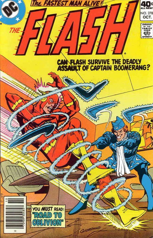 Flash, The (1st Series) #278 FN ; DC | October 1979 Captain Boomerang