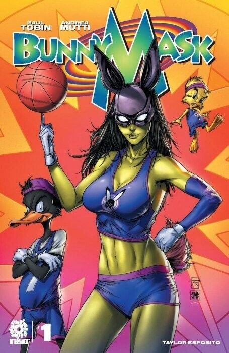 BUNNY MASK #1 RAYMOND GAY SPACE JAM VARIANT TRADE/VIRGIN SET AFTERSHOCK COMICS.