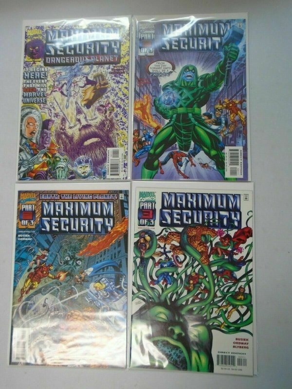 Marvel Maximum Security Set: #1-3 + Bonus Near Mint (2000)