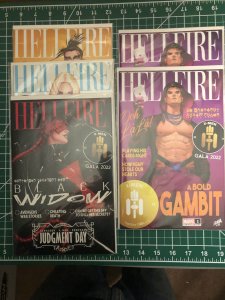 A.X.E.: Judgment Day #1, 2, 6 Nakayama Cover (2022) Hellfire Gala Nakayama cvr