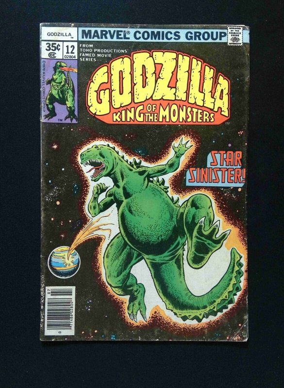 Godzilla #12  MARVEL Comics 1987 VG/FN NEWSSTAND