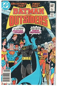 Batman and the Outsiders #1 (1983) [Key Issue] Newsstand edition