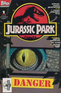 Jurassic Park #1DM FN ; Topps | Dave Cockrum Variant