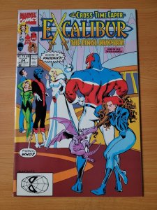 Excalibur #24 Direct Market Edition ~ NEAR MINT NM ~ 1990 DC Comics 