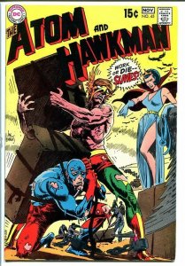 THE ATOM AND HAWKMAN #45 1969 - Joe Kubert art - Cool! FN-