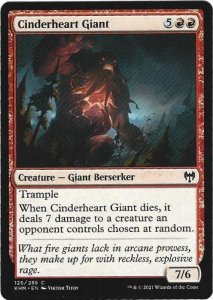 Magic the Gathering:  Kaldheim - Cinderheart Giant